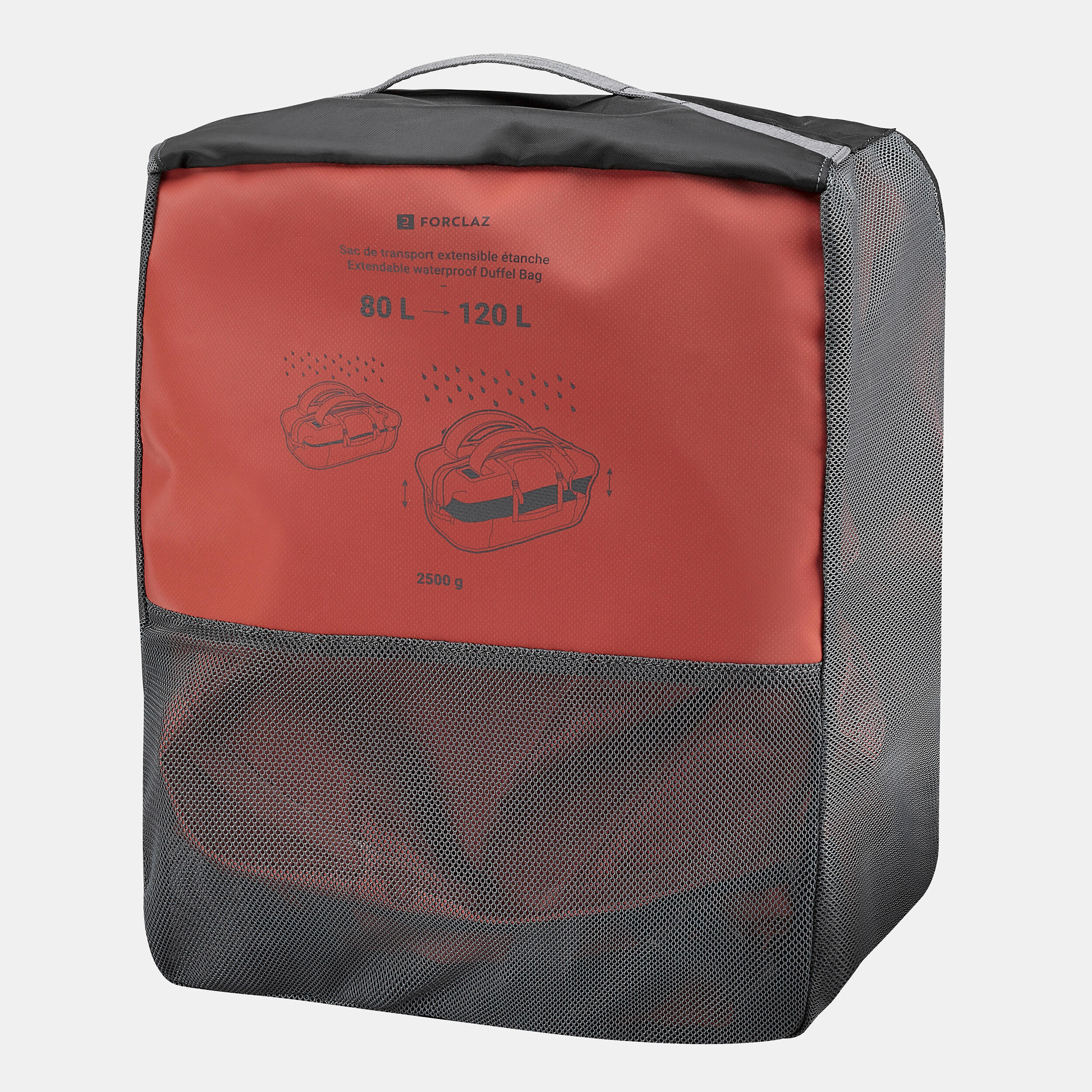 80 L to 120 L Hiking Duffel Bag - 900 Extend - FORCLAZ