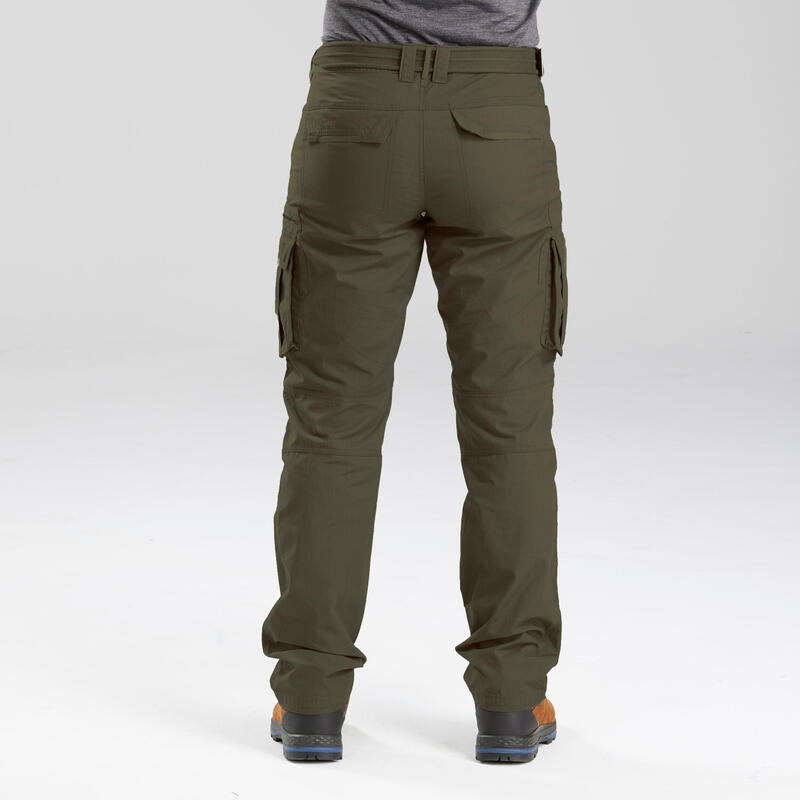 Cargohose Herren Backpacking - Travel 100 khaki 