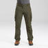 Men's Travel Cargo Trousers 100 Khaki