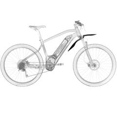 Sert V2 26" / 27,5" / 29" Jant Uyumlu Bisiklet Çamurluk Ön Mtb_6