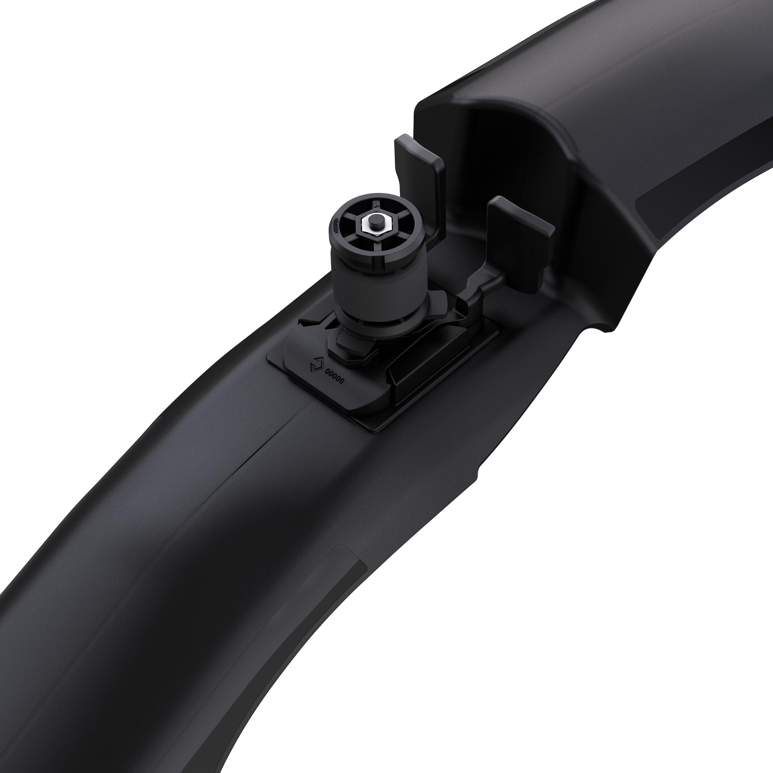 Ensemble kit garde-boue vélo vtt avant-arrière rigide v2 noir 26" - 27,5" - 29" 6/22