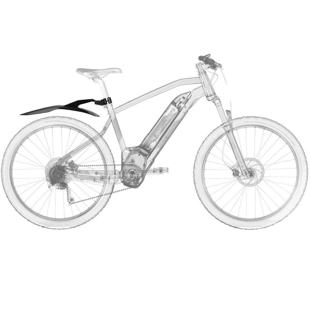 Crni tvrdi zadnji blatobran za brdski bicikl 26'' – 27,5'' –29''