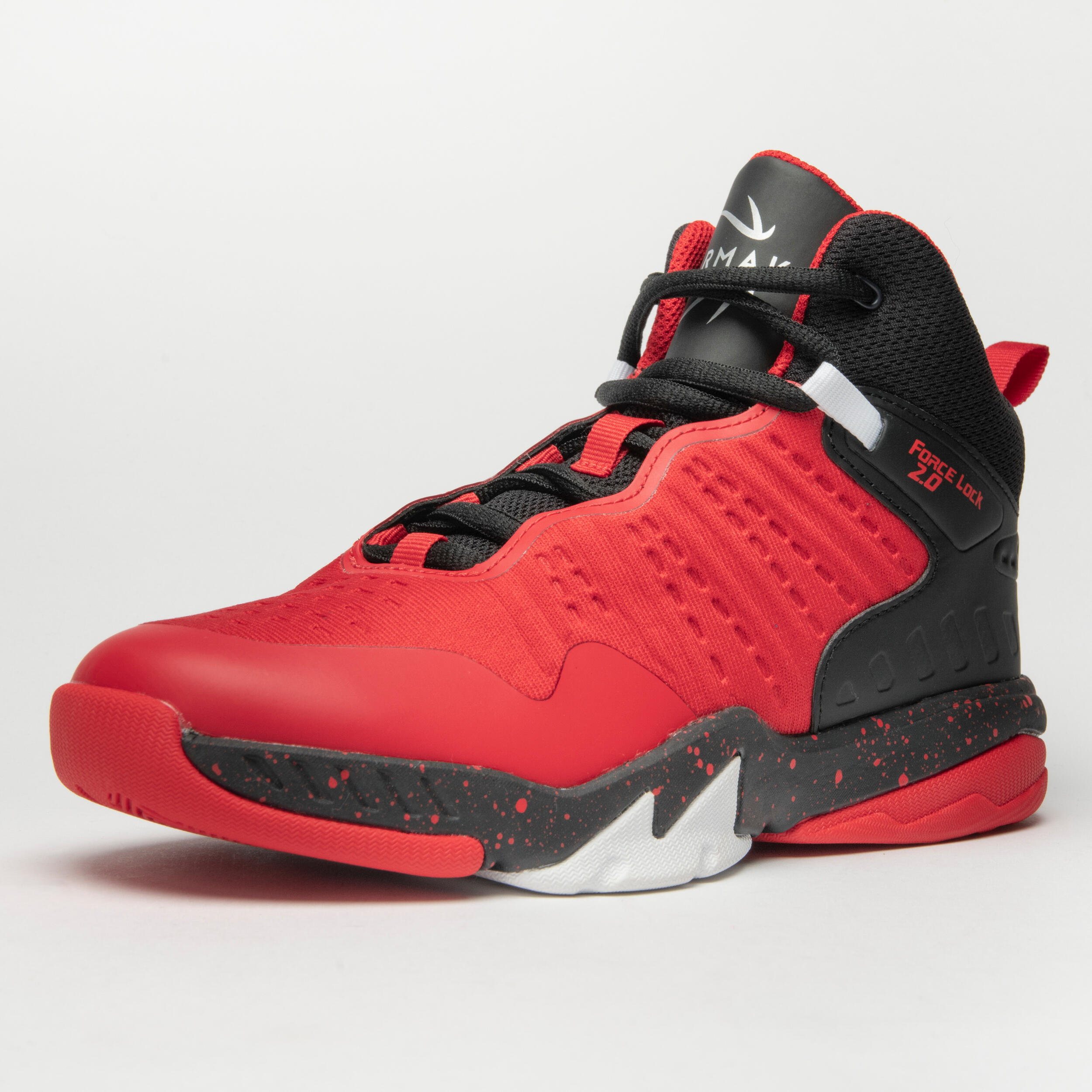 Kids' Intermediate Basketball Shoes SS500H - Red 10/15