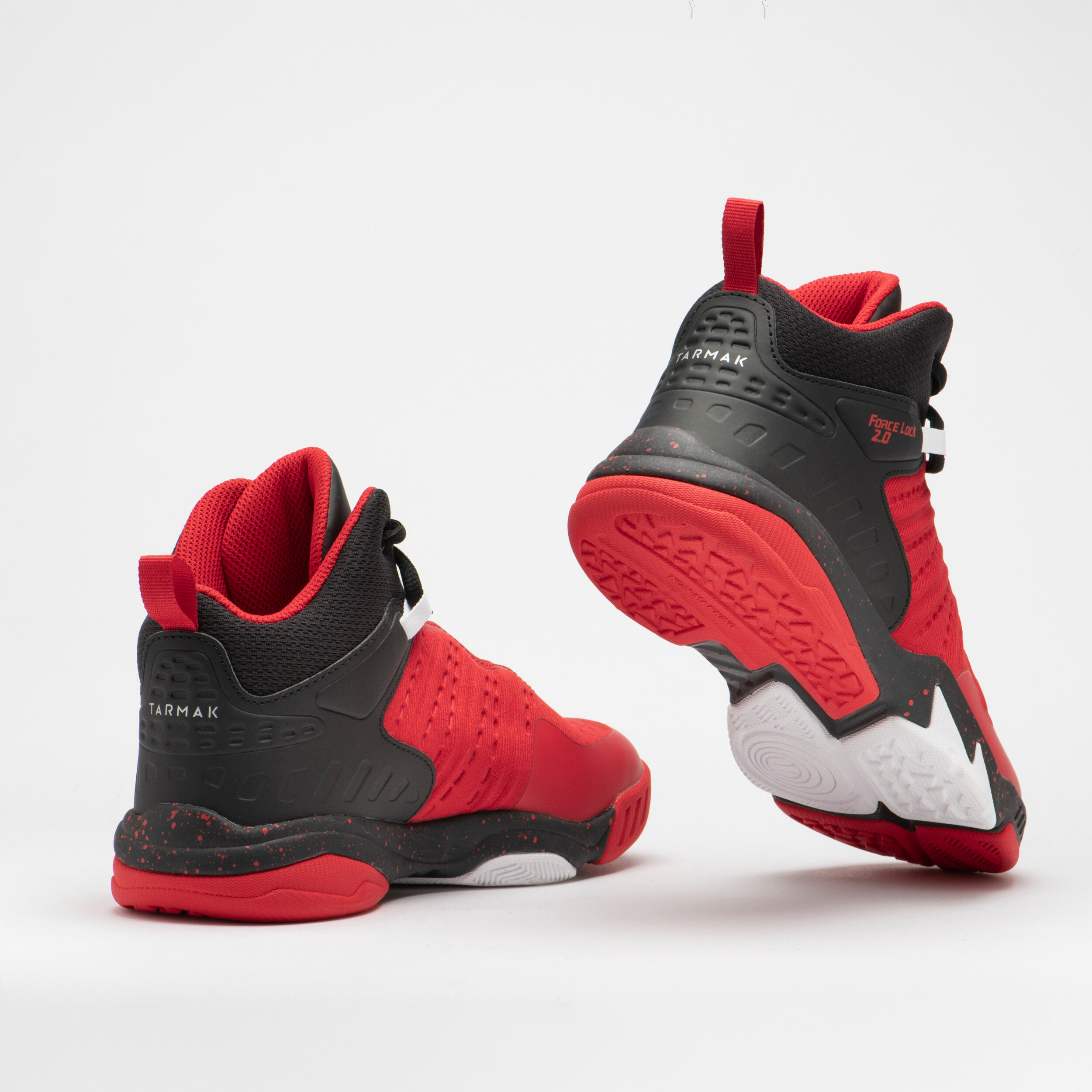 Kids' Intermediate Basketball Shoes - SS 500 Red - TARMAK