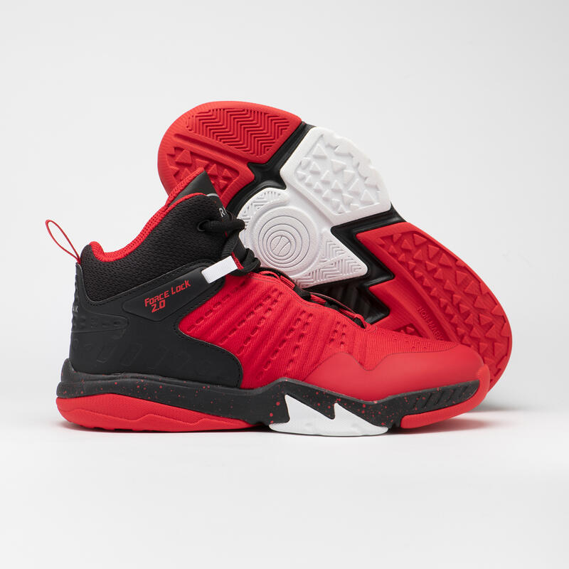 CHAUSSURES DE BASKETBALL ENFANT CONFIRME - SS500H ROUGE