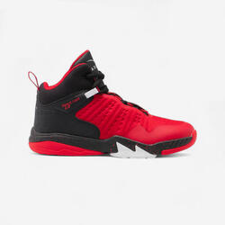 Chaussures de basketball enfant confirme - ss500h bleu noir rouge