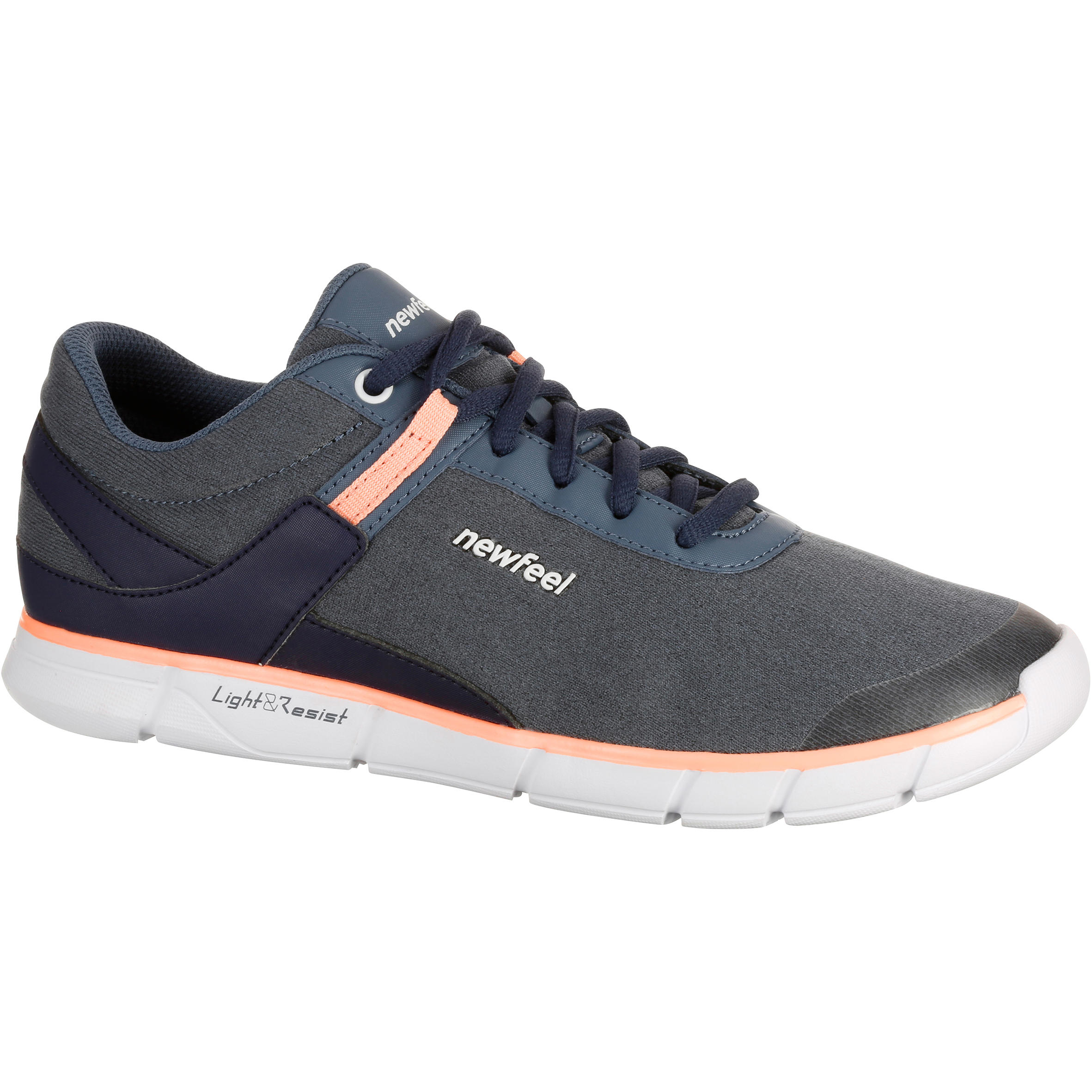 Chaussures marche sportive femme Soft 540 bleu tiki