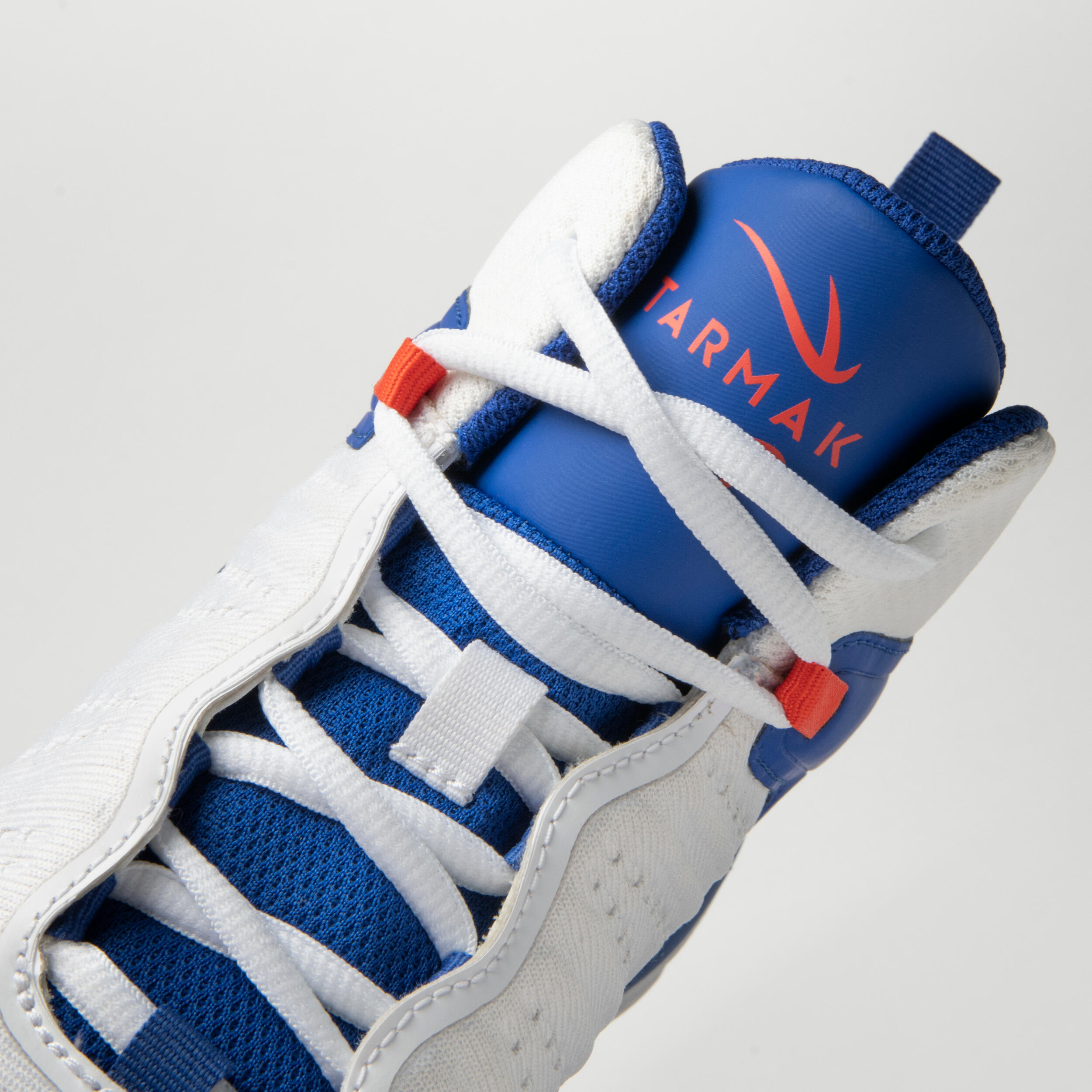 Kids' Intermediate Basketball Shoes - SS 500 White/Blue/Red - TARMAK