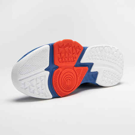 Παιδικά παπούτσια μπάσκετ μεσαίου επιπέδου SS500H - Λευκό/Μπλε/Κόκκινο