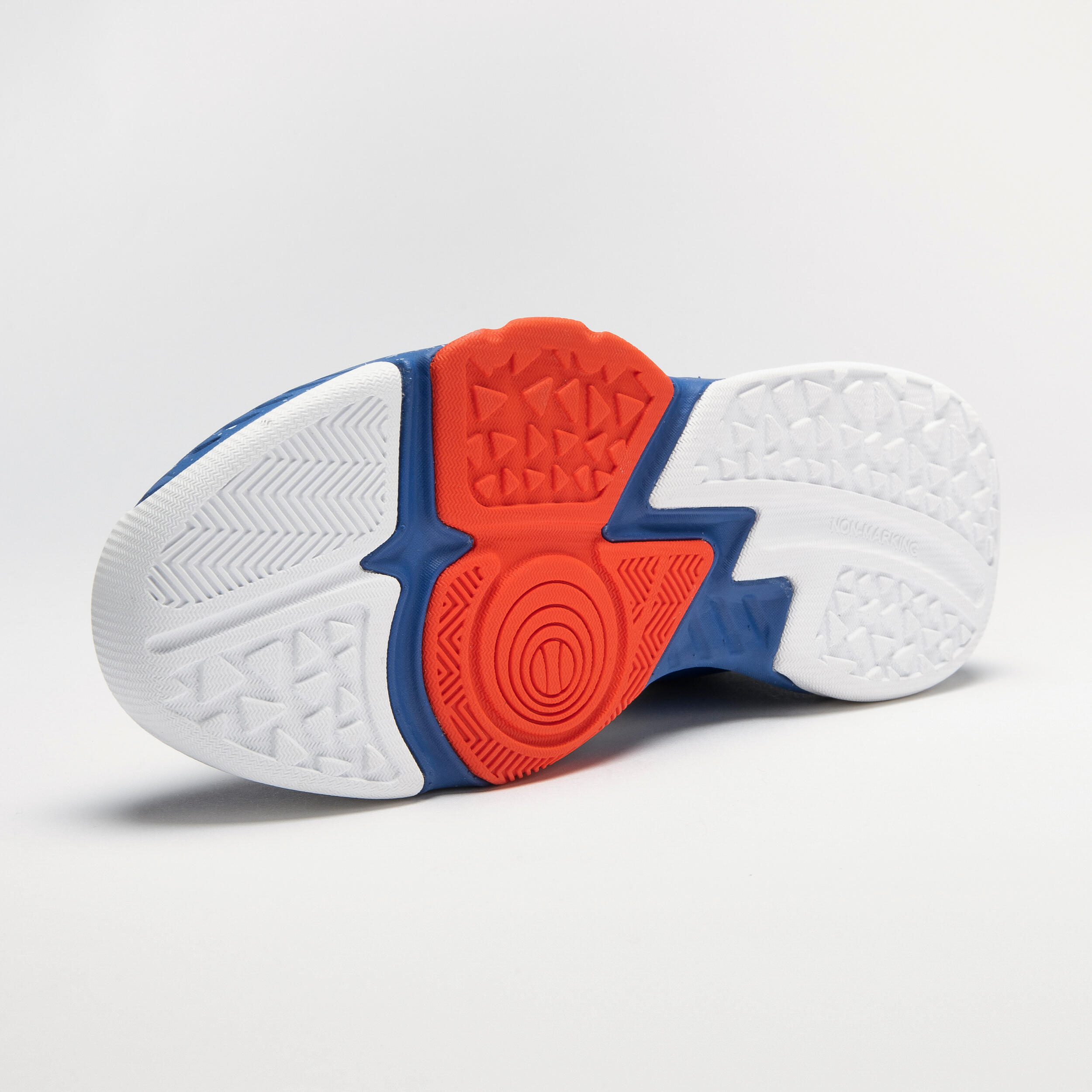 Kids' Intermediate Basketball Shoes - SS 500 White/Blue/Red - TARMAK