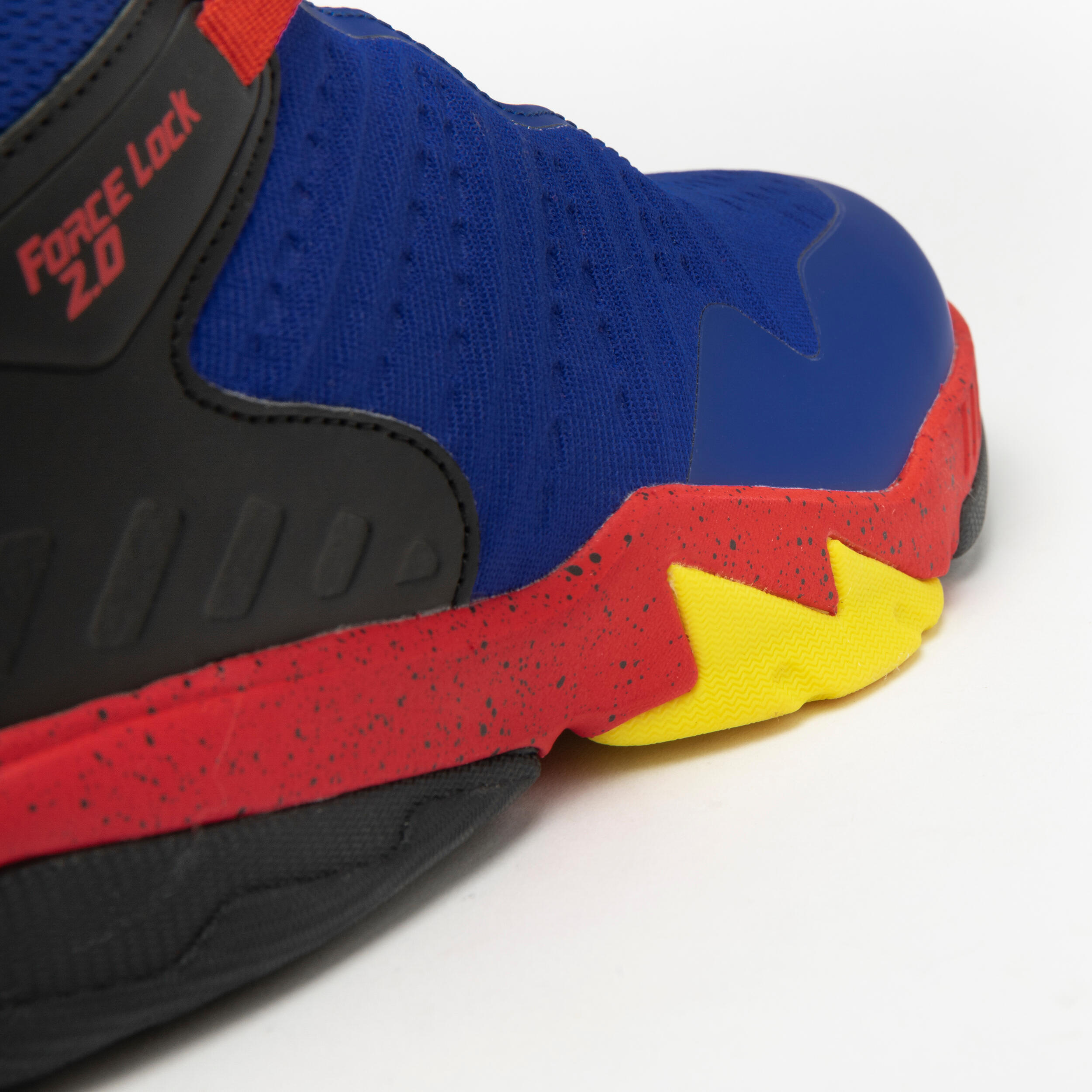 CHILDREN'S BASKETBALL SHOES CONFIRM - SS500H BLUE BLACK RED