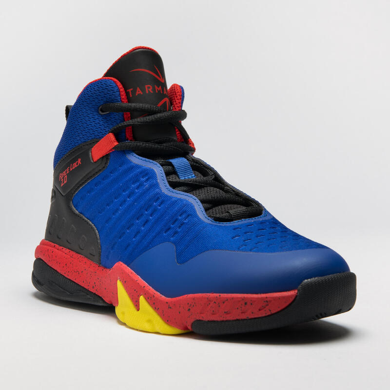 Boys'/Girls' Intermediate Basketball Shoes SS500H - Blue/Black/Red