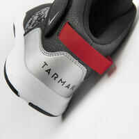 حذاء كرة سلة مناسب للمبتدئين متوسط الارتفاع للأطفال - SE100 كامو/ أسود