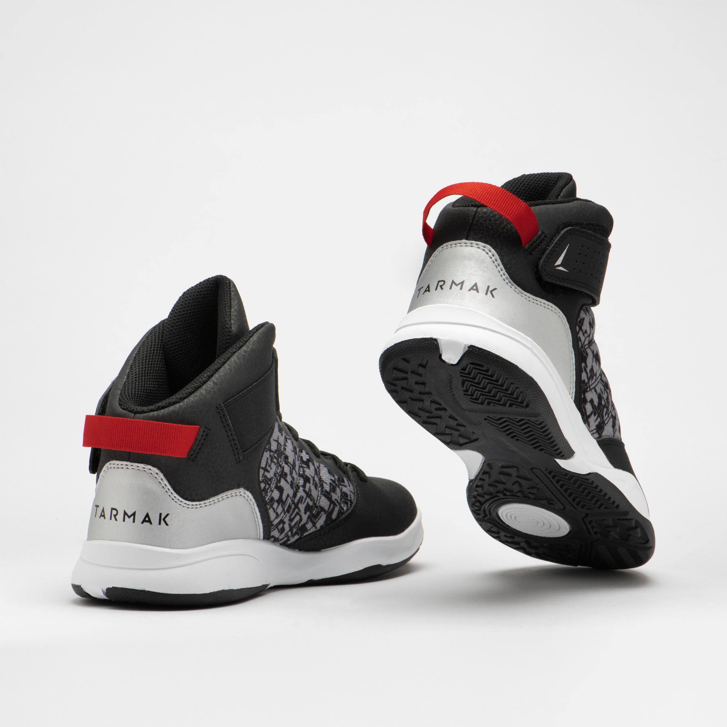 CHAUSSURES DE BASKETBALL ENFANT DEBUTANT SE100 NOIR Decathlon