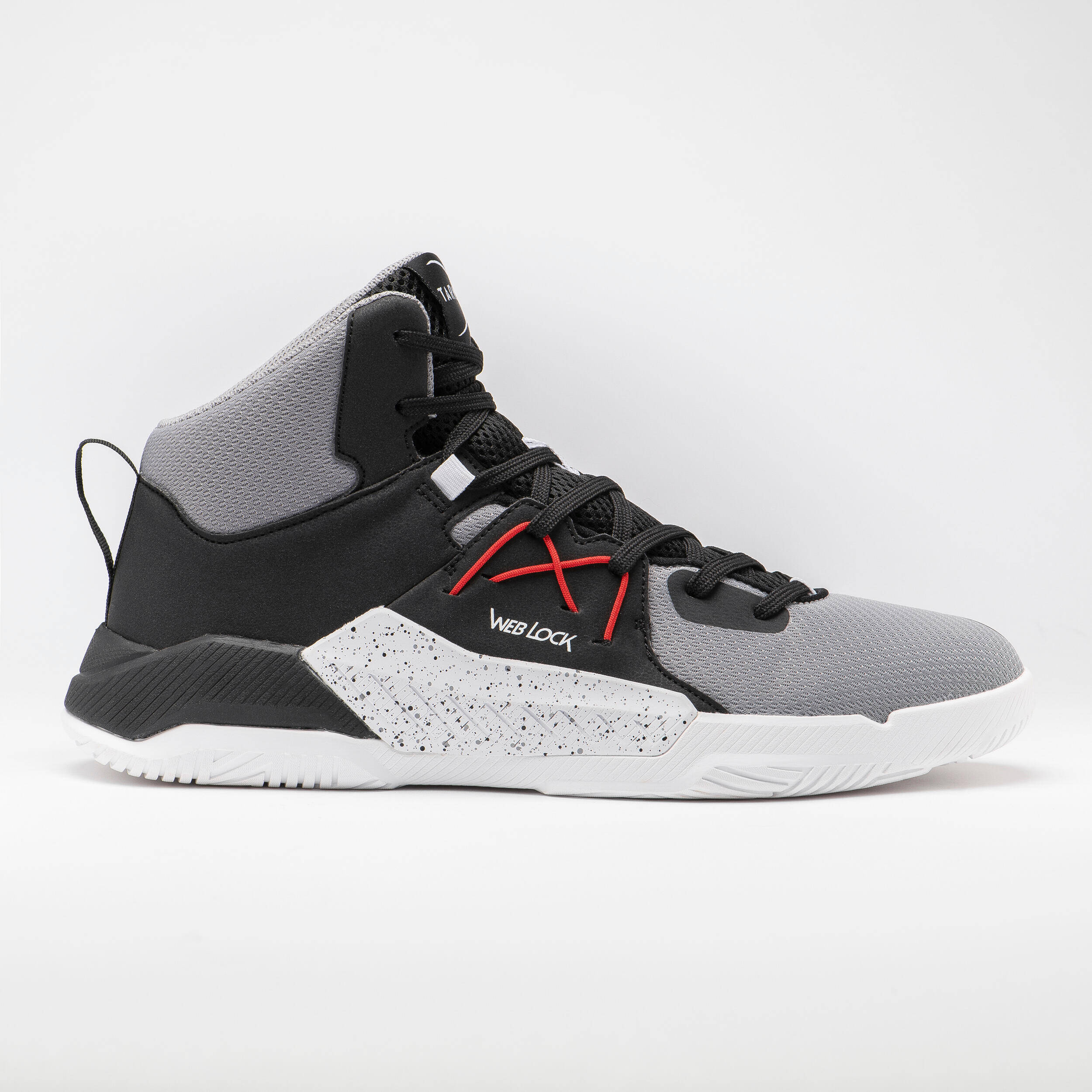 Adult Basketball Shoes Protect 120 Black Grey -  1