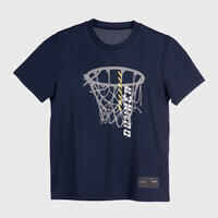 Kids' Basketball T-Shirt / Jersey TS500 Fast - Navy