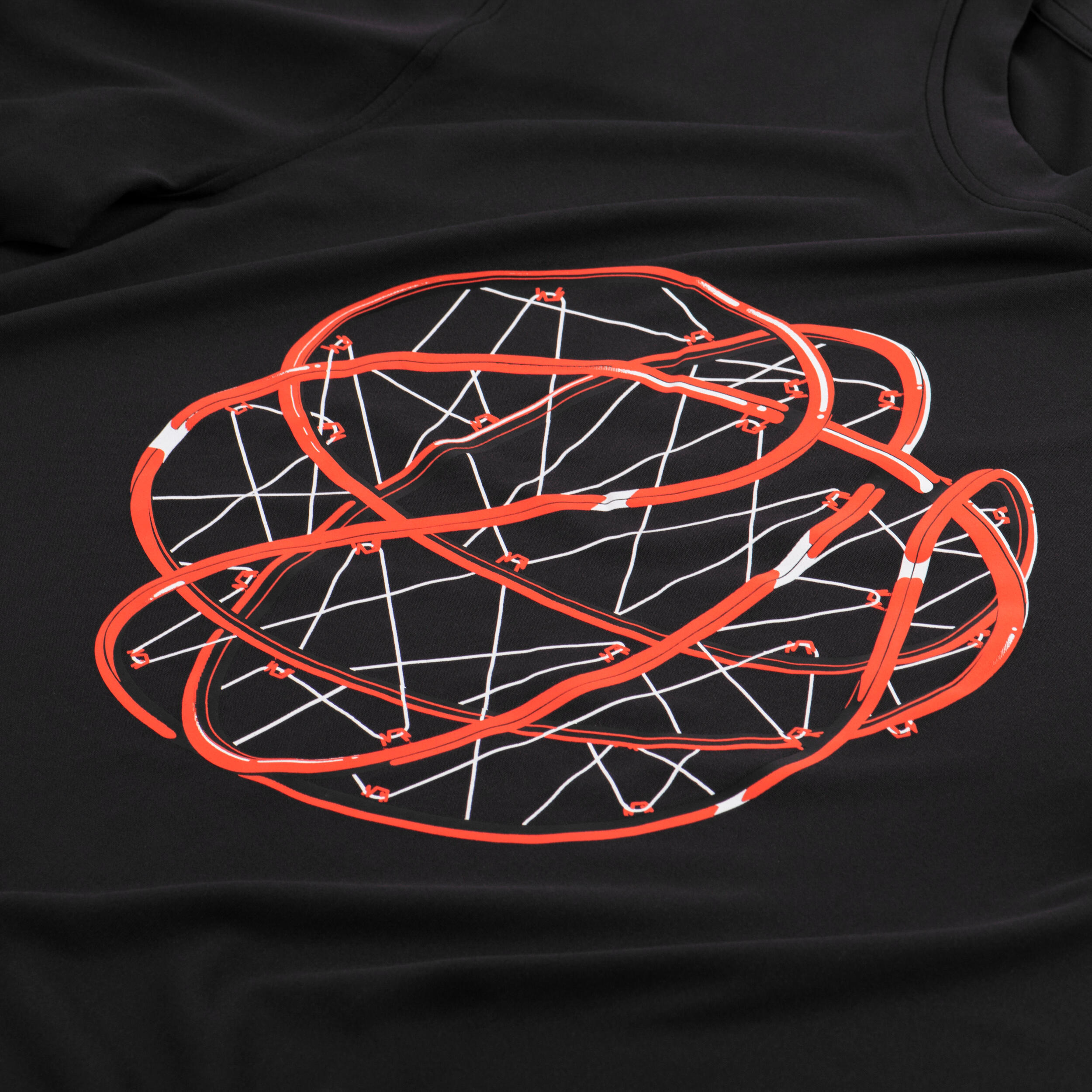 CAMISETA BALONCESTO HOMBRE TS500 FAST NEGRO BALL - Decathlon
