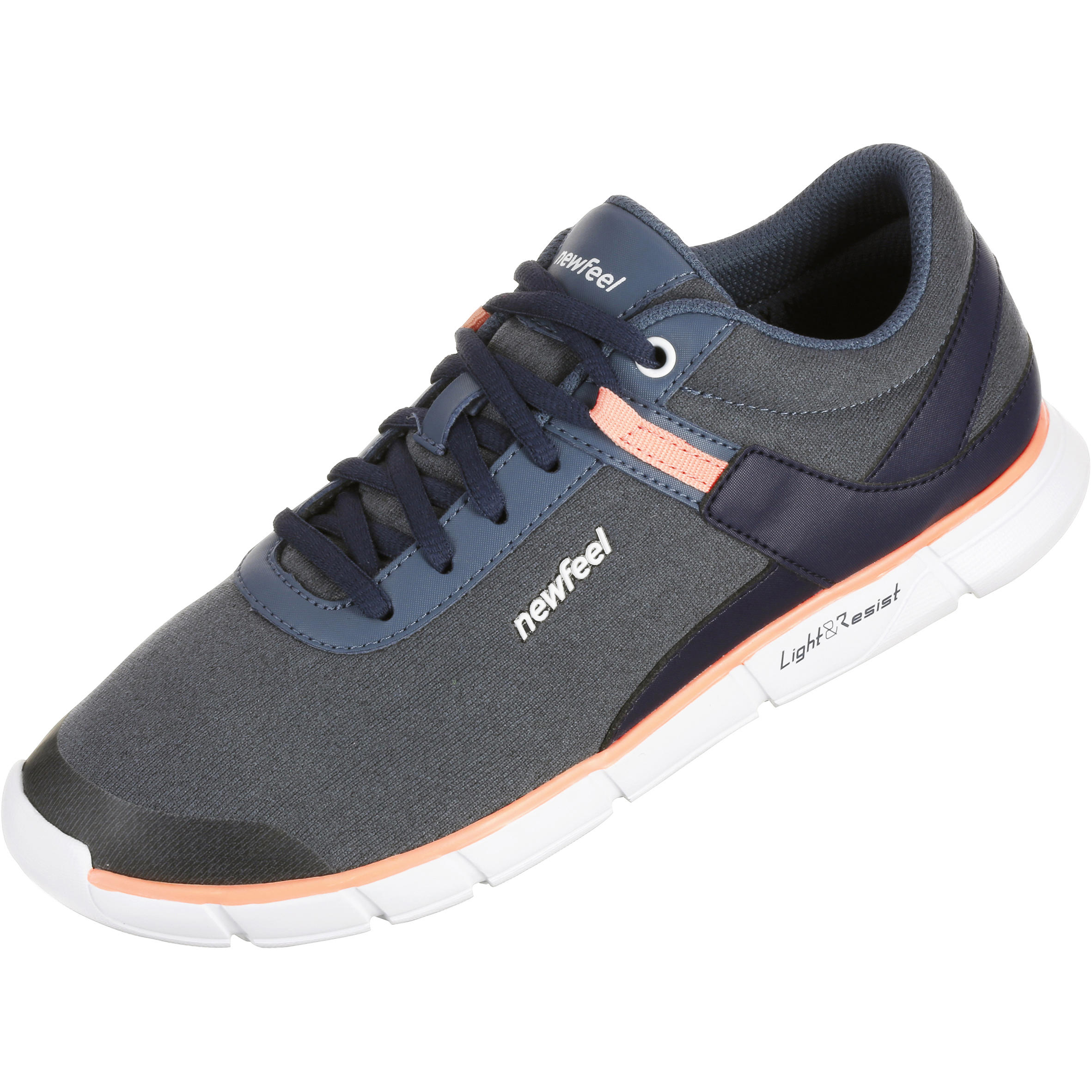 Zapatillas caminar Mujer  Soft 540 azul 2/4