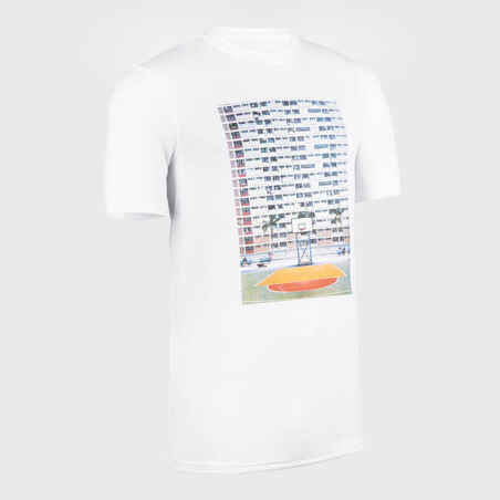 Camiseta Baloncesto Adulto Tarmak TS500 Fast blanca