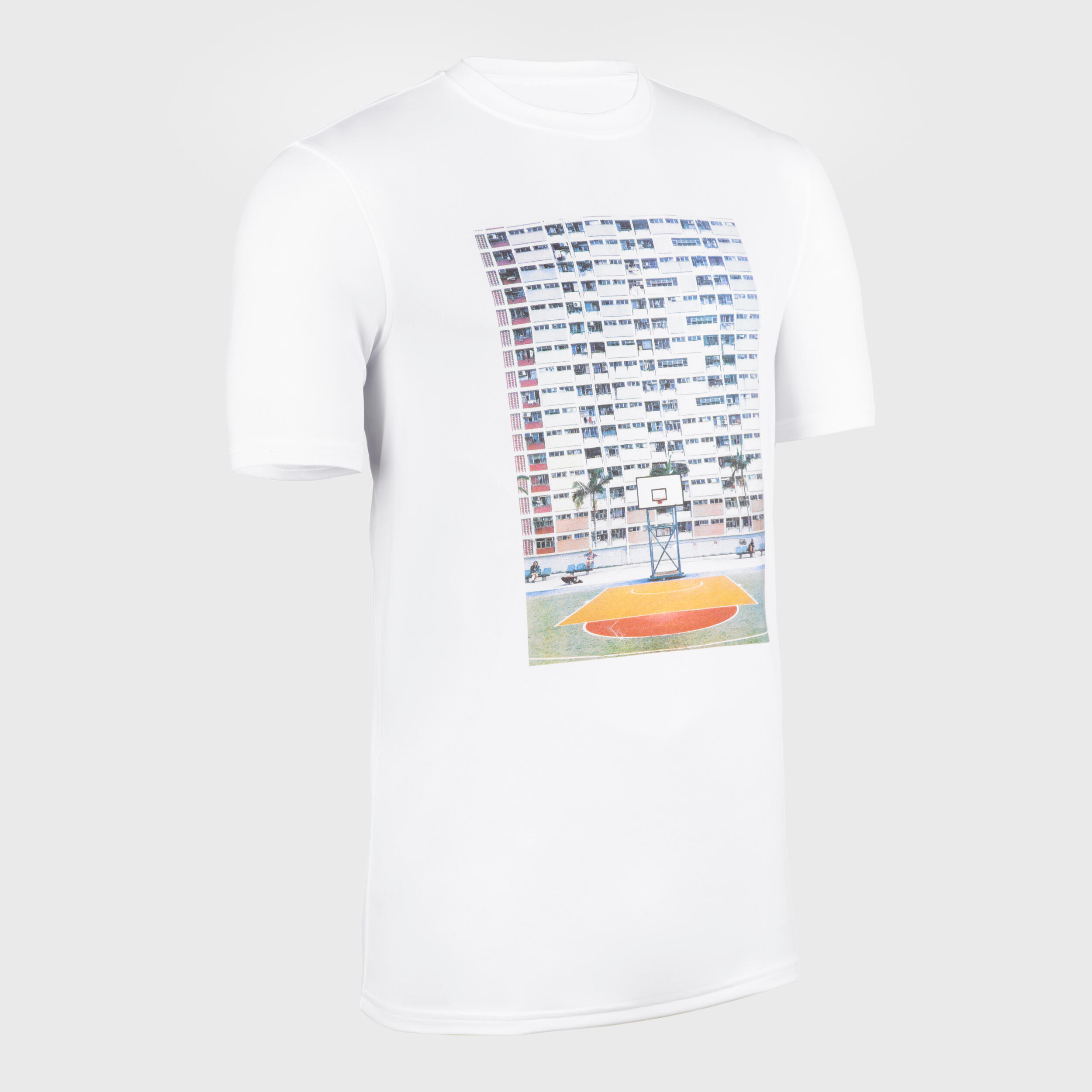 Camiseta Baloncesto Adulto Tarmak TS500 Fast blanca 4/10