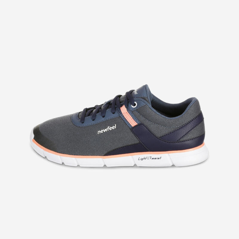 Damessneakers voor sportief wandelen Soft 540 blauw/tiki