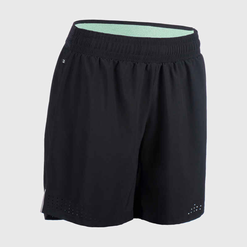 Basketballshorts SH500 Damen schwarz Basketballshorts SH500 Damen schwarz