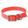 Collar Perro Solognac 500 Ajustable Plastico Rojo Fluorescente