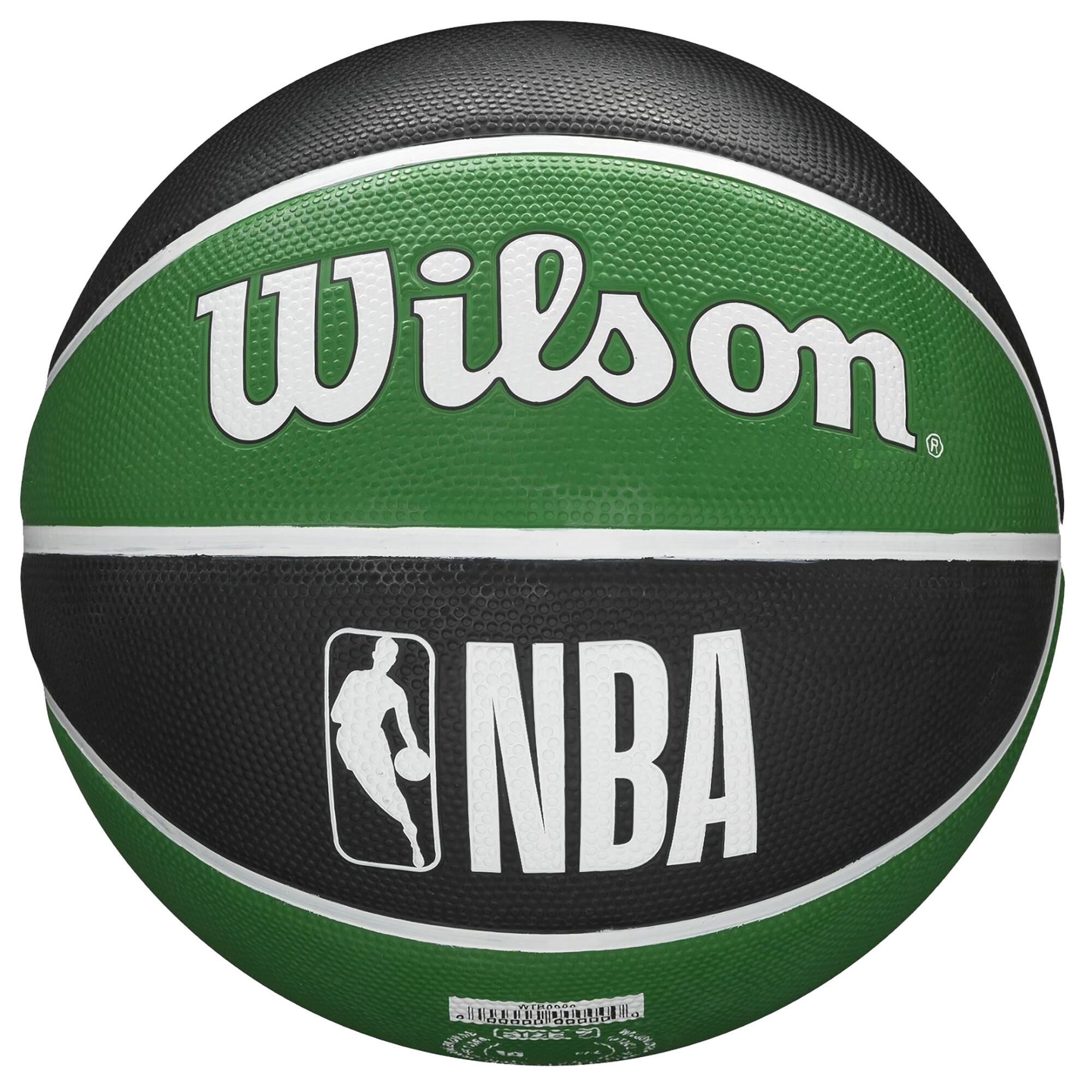 Ballon de basketball NBA taille 7 - Wilson Team Tribute Celtics vert noir 2/2