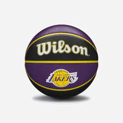 Size 7 Basketball NBA Team Tribute Lakers - Purple/Black