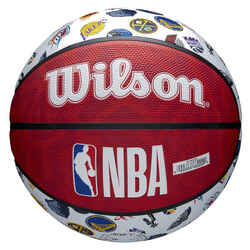 Basketball NBA Size 7 - Wilson Team Tribute S7 Blue/White