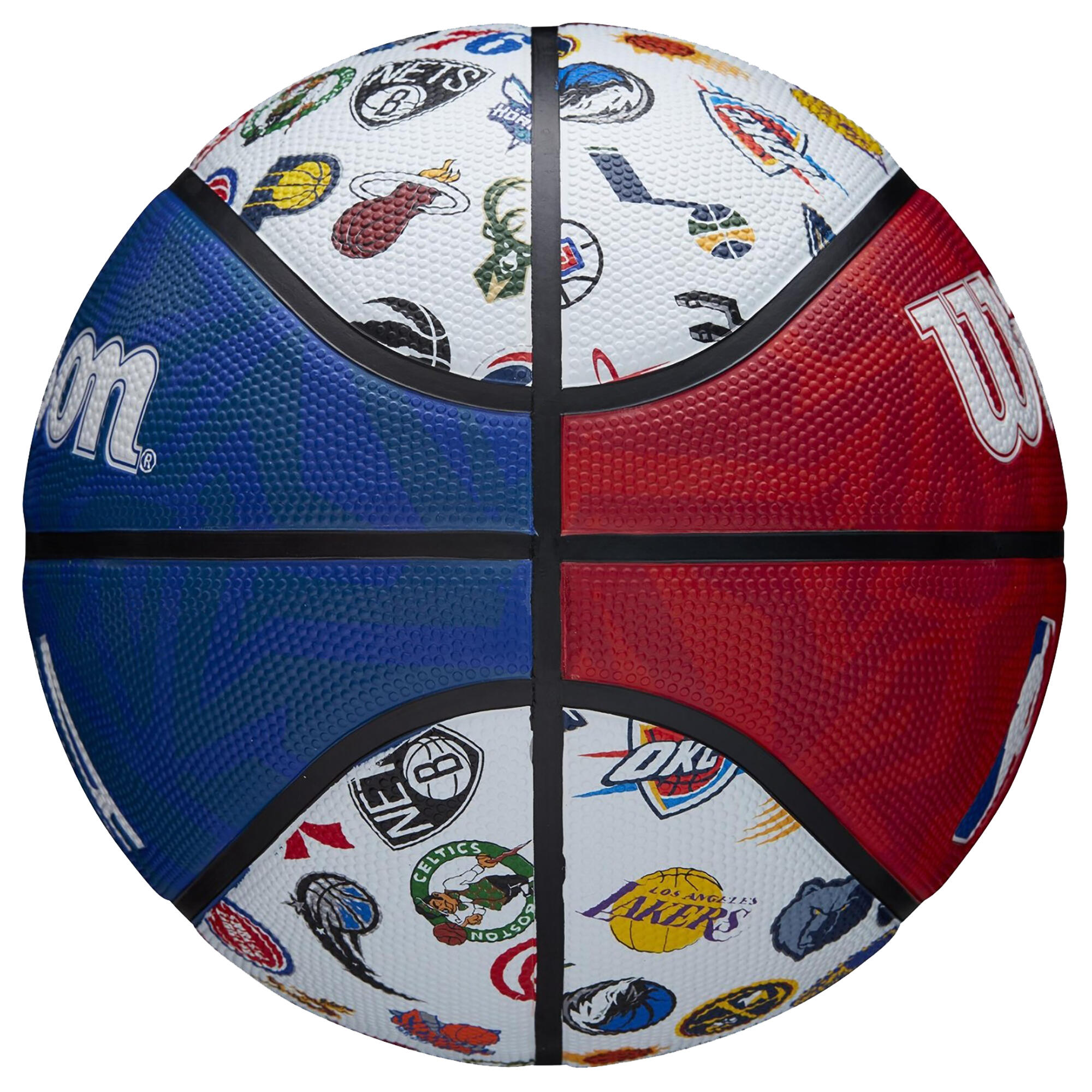 Wilson NBA basket dimensioni 7 - squadra tributo S7 blu bianco