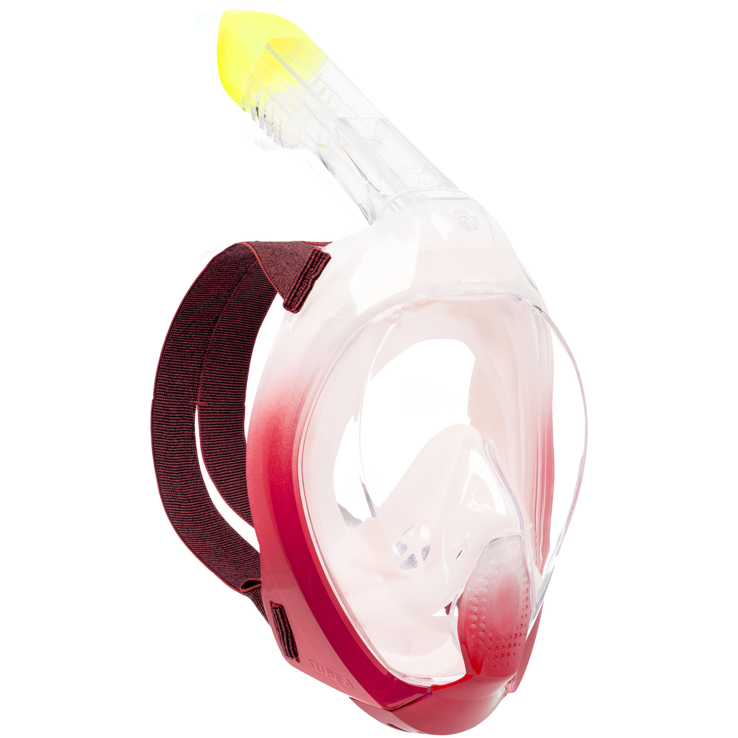 SUBEA Adult’s Easybreath+ surface mask with an acoustic valve-540 freetalk red