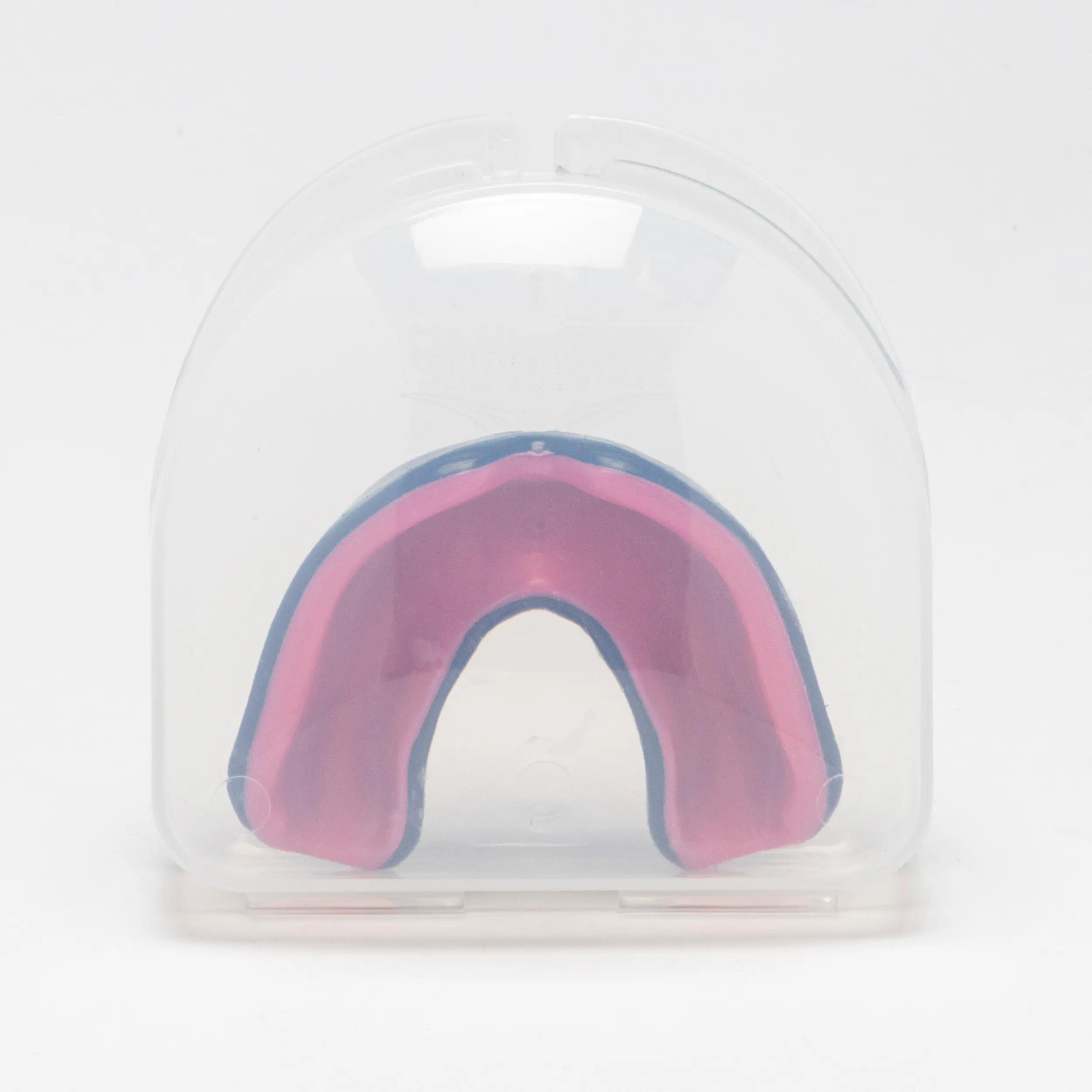 Rugby Mouthguard for Braces Orthodonthie X Brace Dual - Pink 5/8