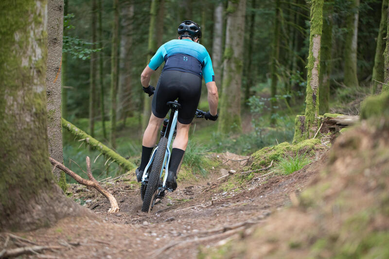 Mountainbike Cross Country Carbonrahmen Race 740 blau 