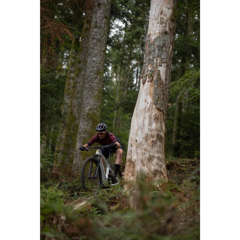 Pánské cyklistické kraťasy na horské kolo Race 720 modro-okrové 