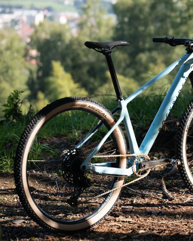 BICICLETA CARRERAS CROSS COUNTRY 740 cuadro azul carbono