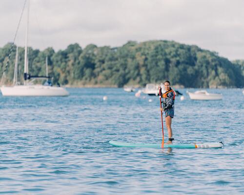 Reparatur eines aufblasbaren Stand Up Paddle