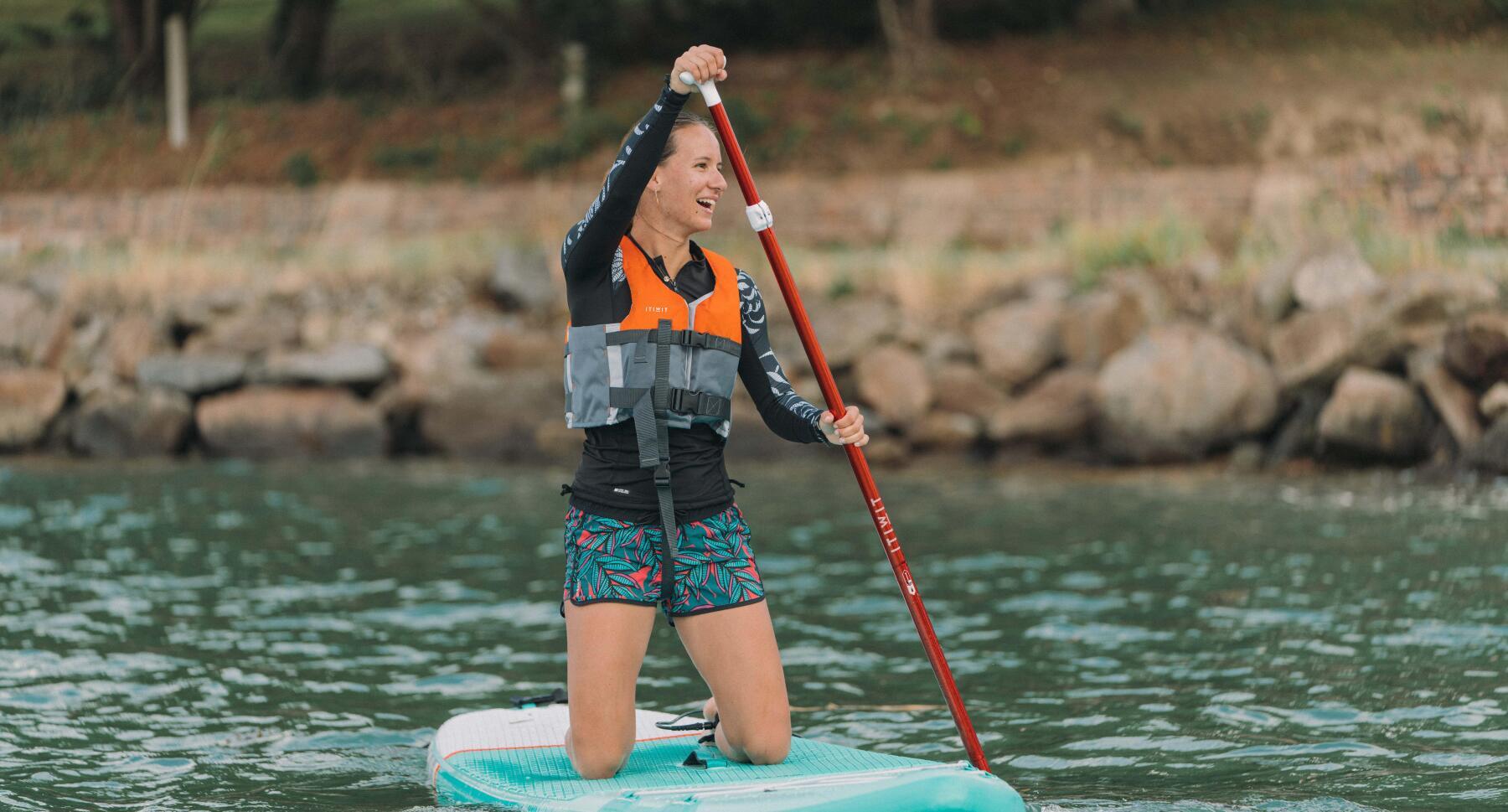 Stand up paddle board basics - Kneeling