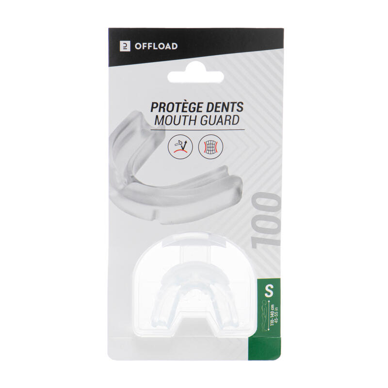 Protège-dents de rugby enfant taille S- R100 transparent