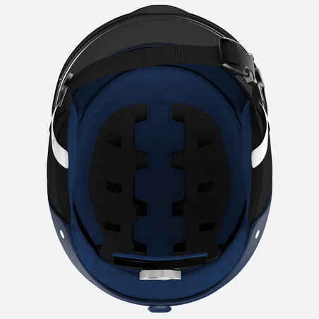 ADULT SKI HELMET VISOR - PST 150 - BLUE WITH BLACK VISOR