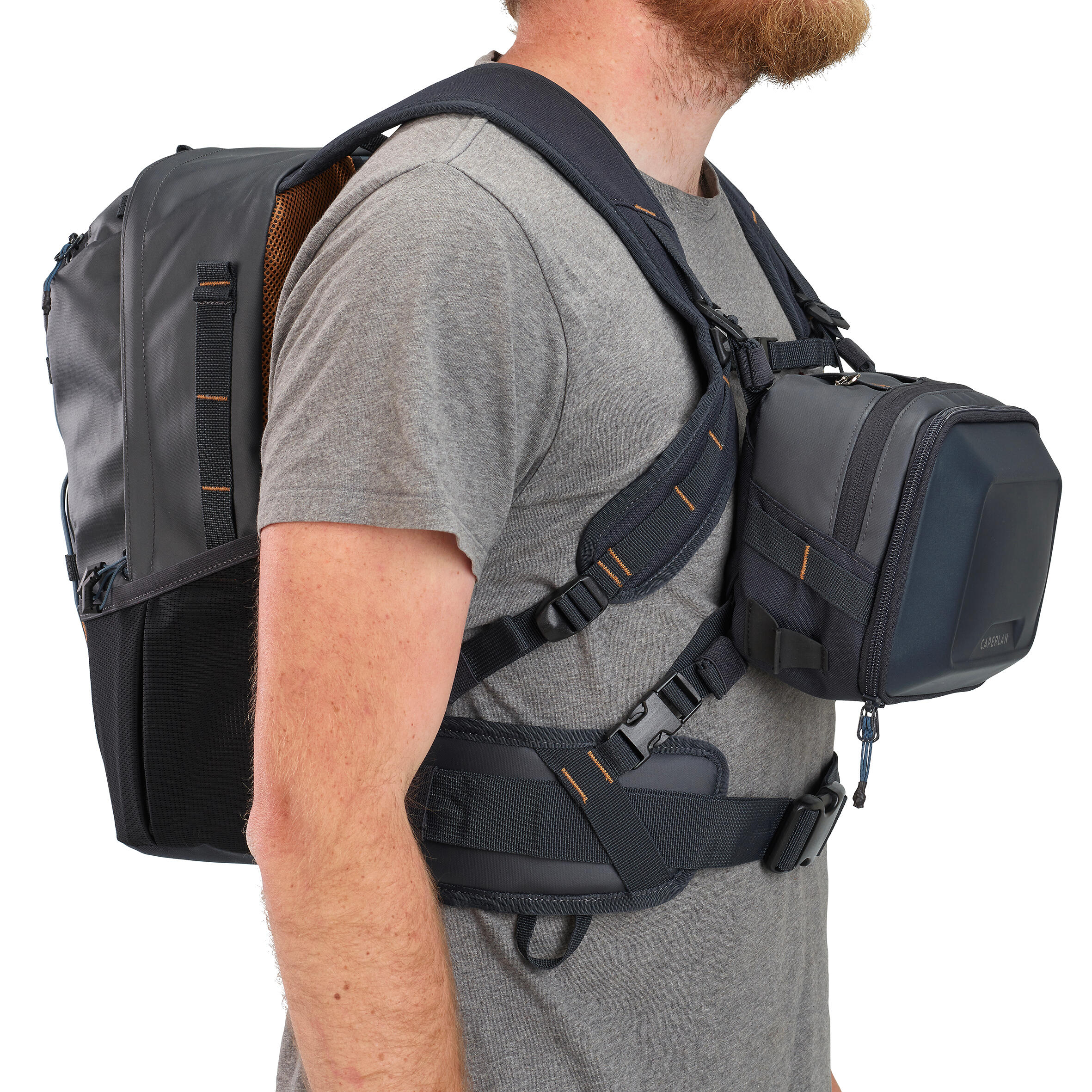 500 fishing backpack and chest pack - CAPERLAN