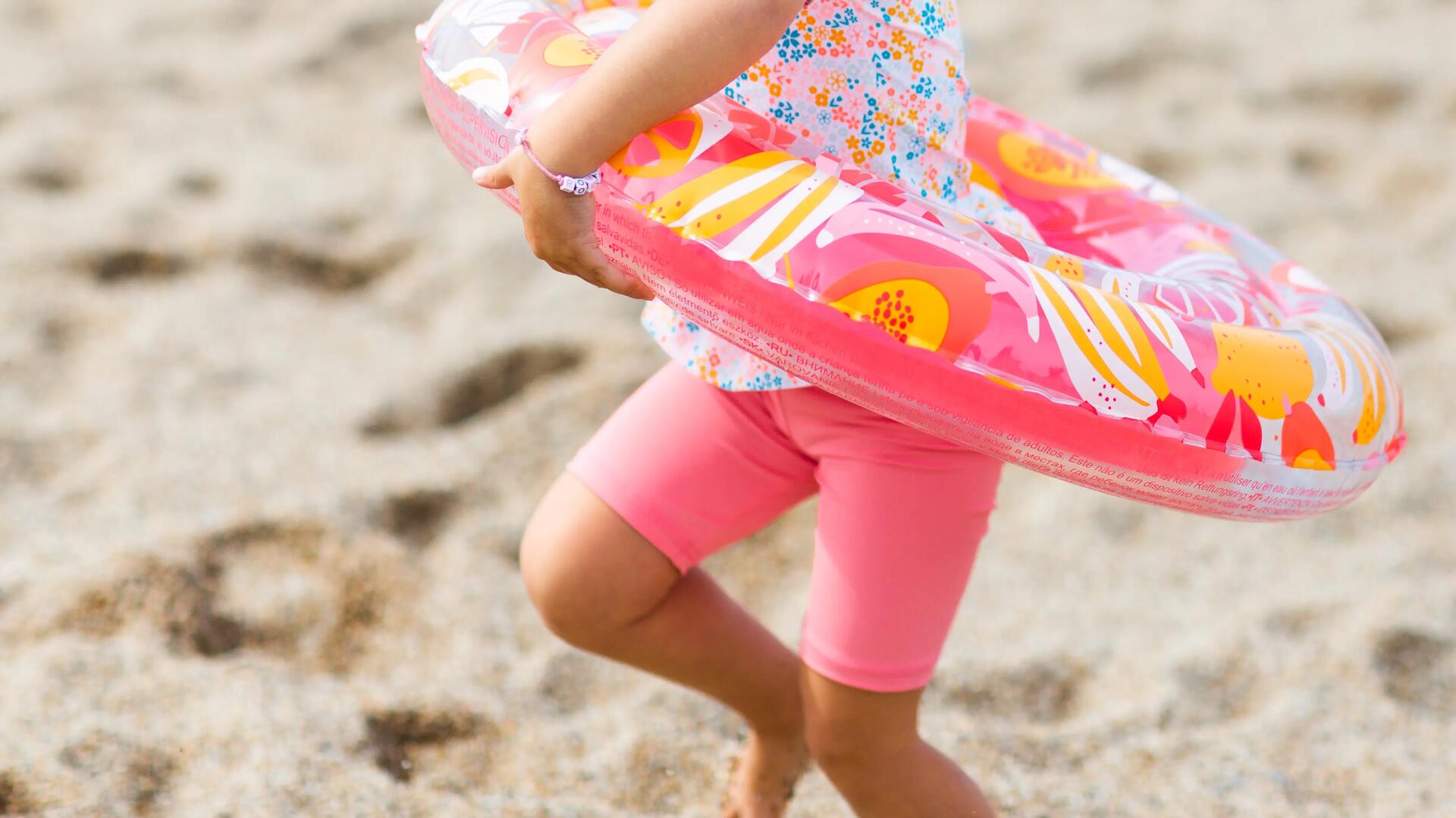 Bas De Maillot Mi Long Anti UV Bebe Enfant Rose NABAIJI Decathlon