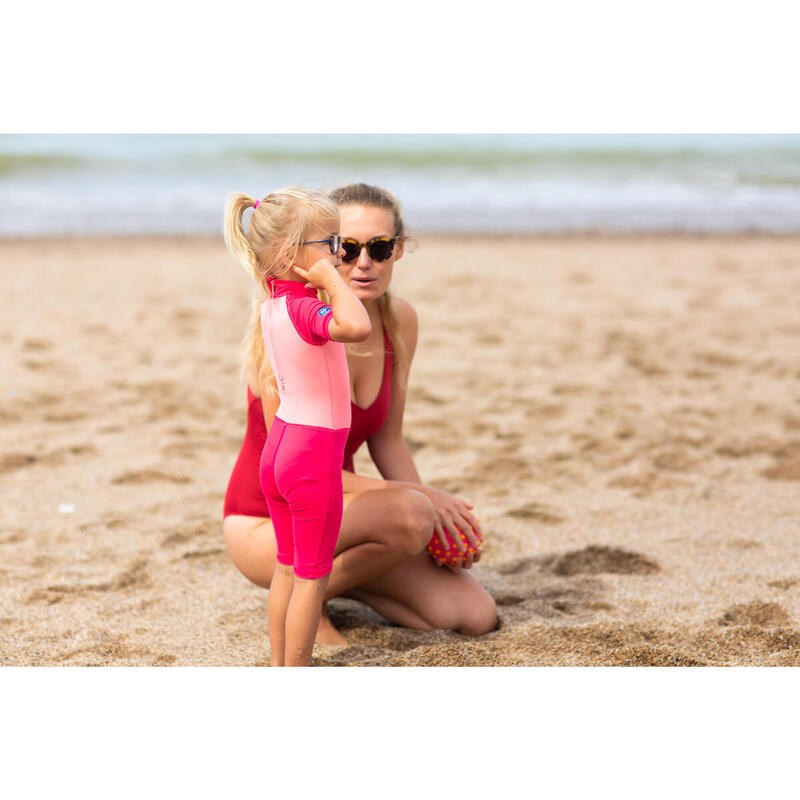 Dětská plavecká kombinéza s krátkým rukávem a s UV ochranou