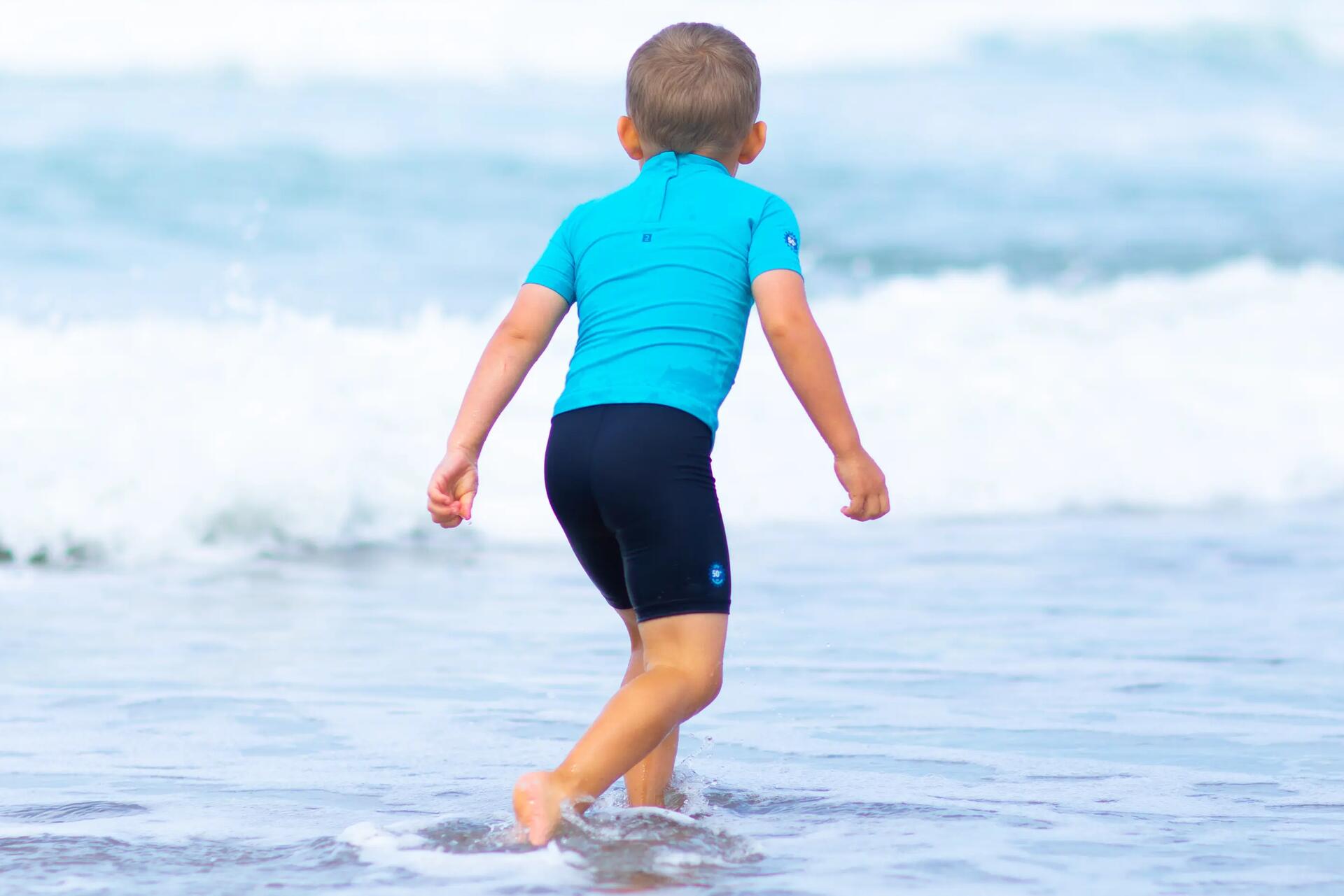 Bas De Maillot Long Anti UV Bebe Enfant Bleu Fonce NABAIJI Decathlon