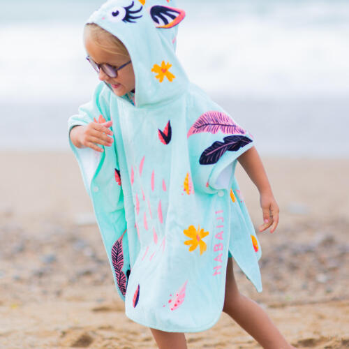 Poncho de bain coton bébé