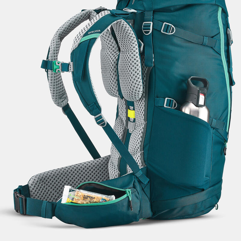 Zaino trekking bambino MH500 40+10L blu