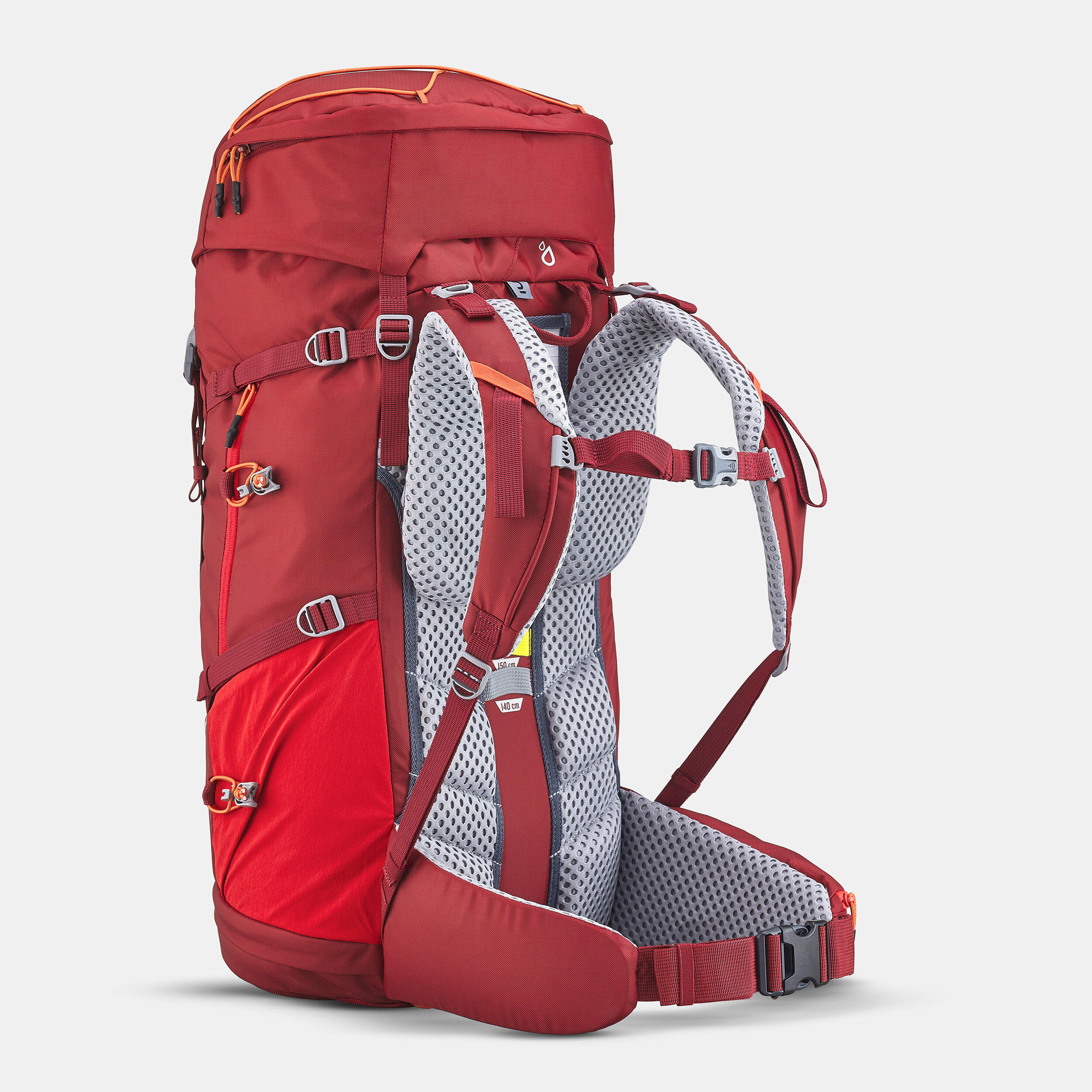QUECHUA Detský batoh MH500 na turistiku alebo treking 40 + 10 l 40 l · záber 7
