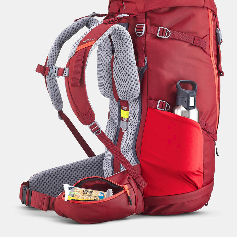 Rucsac confortabil și aerisit de drumeție 40+10l MH900 Roșu Copii