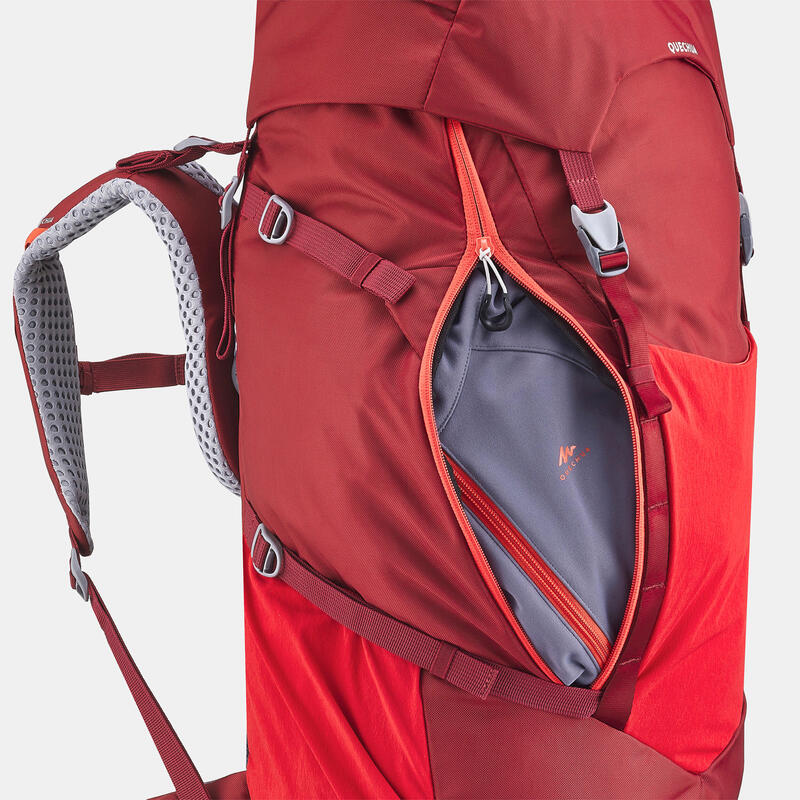Rucsac confortabil și aerisit de drumeție 40+10l MH900 Roșu Copii