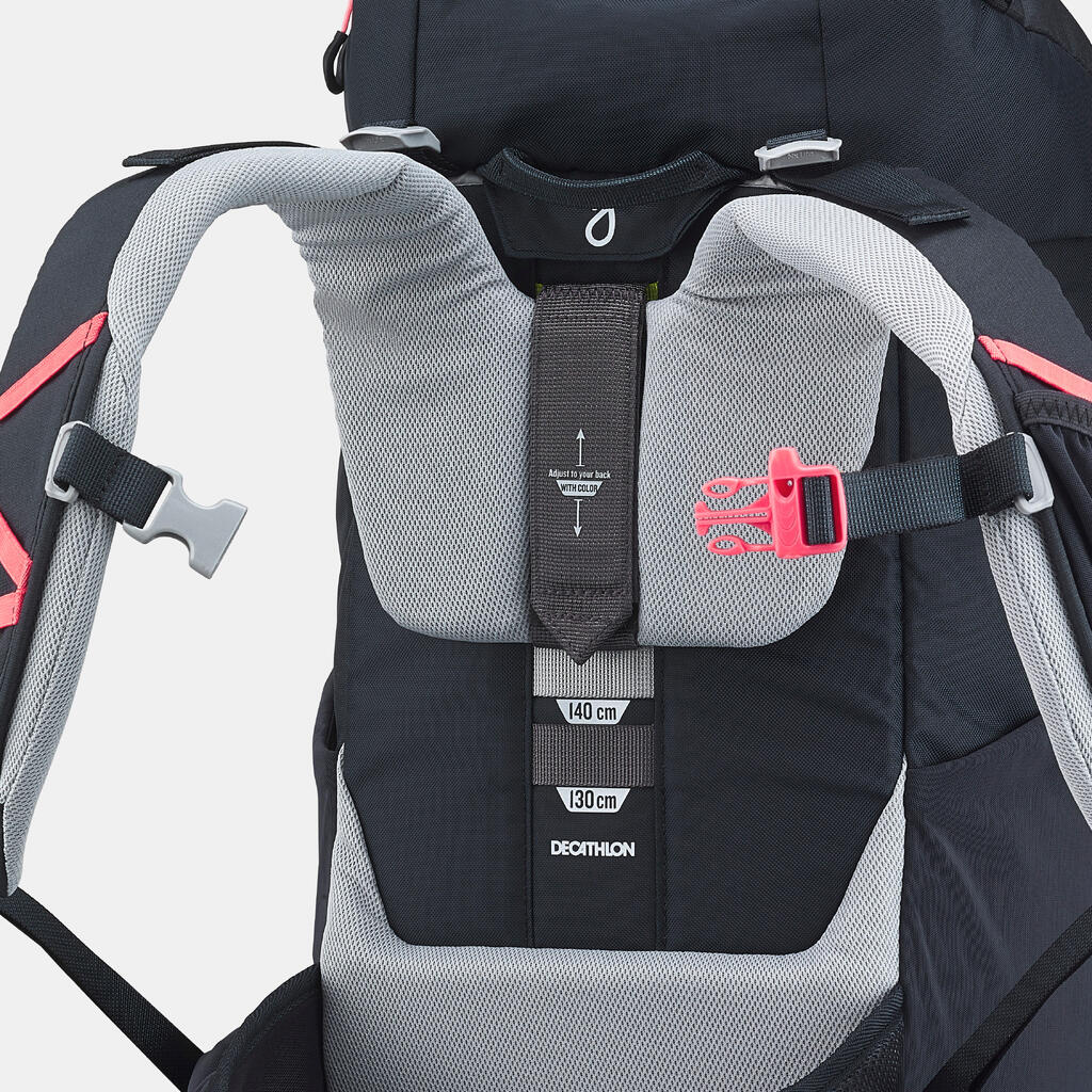 Mochila de senderismo de 28 L azul para niños de 7 a 15 años MH500